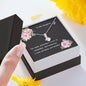 Necklace On Card With Your Name & Hers For Daughter Sweet Hopes Dreams