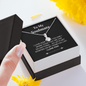 Pendant Necklace On Message Card To My Soulmate Love Work Together Honey-Do Funny