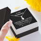 Pendant Necklace On Message Card To My Soulmate Fall In Love Funny
