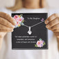 Necklace On Card With Your Name & Hers For Daughter Sweet Hopes Dreams