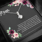 Mom Message Card Necklace No One Can Ever Fill Your Shoes