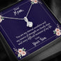 Mom From Son You Are My Eternal Sunshine Alluring Beauty Necklace On Message Card