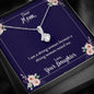 Mom I Am A Strong Woman Necklace and Message Card