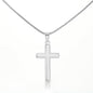 To Our Daughter Romans 15:13 Cross Necklace on Message Card