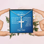 To Our Daughter, Isaiah 41:10, Cross Necklace On Message Card