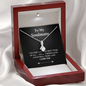 Pendant Necklace On Message Card To My Soulmate You And I Are Best Team Football Funny