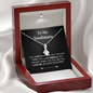Pendant Necklace On Message Card To My Soulmate Love Scared Funny