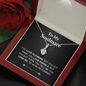 Pendant Necklace On Message Card To My Soulmate Love Scared Funny