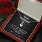 Pendant Necklace On Message Card To My Soulmate You And I Are Best Team Football Funny