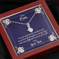 Mom From Son You Are My Eternal Sunshine Alluring Beauty Necklace On Message Card