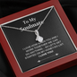 Pendant Necklace On Message Card To My Soulmate Love Work Together Honey-Do Funny