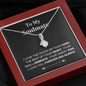 Pendant Necklace On Message Card To My Soulmate Love Forever And Always
