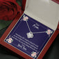 Mom Sometimes All I Need Message Card From Son With Love Knot Necklace