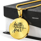 Faith Over Fear Pendant Necklace