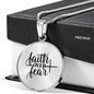 Faith Over Fear Pendant Necklace