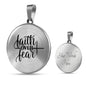 Faith Over Fear Pendant Necklace