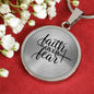 Faith Over Fear Pendant Necklace