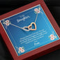 Linked Hearts Necklace To Daughter From Mom You Are Braver Stronger Smarter Message Card