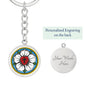 Luther Rose Keyring Key Chain