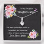 Necklace On Card With Your Name & Hers For Daughter Sweet Hopes Dreams
