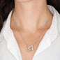Linked Hearts Necklace To Daughter From Mom You Are Braver Stronger Smarter Message Card