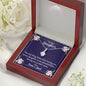 Daughter Only Thing Better Grandchildren Love Mom Dad Message Card Pendant Necklace