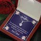 Daughter Only Thing Better Grandchildren Love Mom Dad Message Card Pendant Necklace