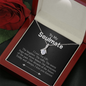 To My Soulmate I Love Our Life - Alluring Beauty Necklace and Message Card