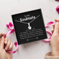 To My Soulmate I Love Our Life - Alluring Beauty Necklace and Message Card