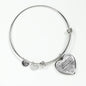 Full view of To My Daughter Always Remember Dad Loves You heart shape stackable bracelet