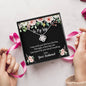 To My Wife I Want To Be The Last Of Everything Message Card Jewelry With Love Knot Necklace