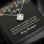 Christmas Message Card Pendant Necklace To Wife I Love Talks Laughter