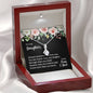 To Our Daughter Necklace From Mom & Dad - You Are Braver Than You Imagine Message Card