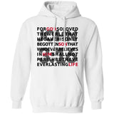 Pullover Hoodie John 3:16 Bible Verse