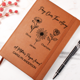 Personalized Mothers Prayer Journal Birth Flowers