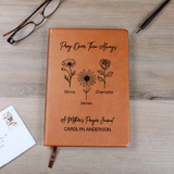 Personalized Mothers Prayer Journal Birth Flowers