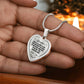 To My Daughter I Will Always Be There Love You Dad Heart Necklace