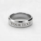 Personalized Engraved Band Ring