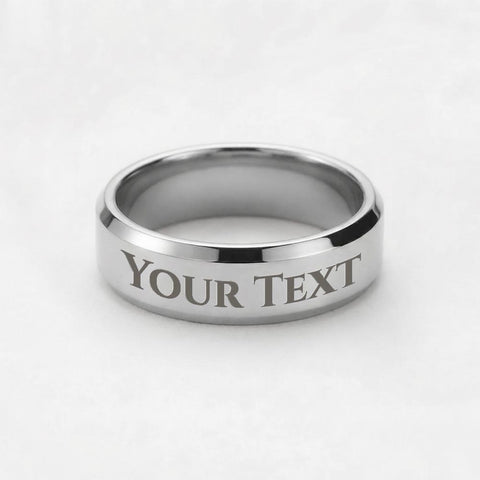 Personalized Engraved Band Ring