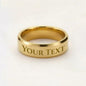 Personalized Engraved Band Ring