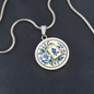 Elegant Chinoiserie Mahjong Necklace with Optional Personalization