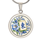 Elegant Chinoiserie Mahjong Necklace with Optional Personalization