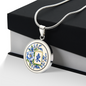 Elegant Chinoiserie Mahjong Necklace with Optional Personalization