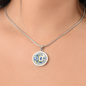 Elegant Chinoiserie Mahjong Necklace with Optional Personalization