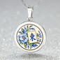 Elegant Chinoiserie Mahjong Necklace with Optional Personalization