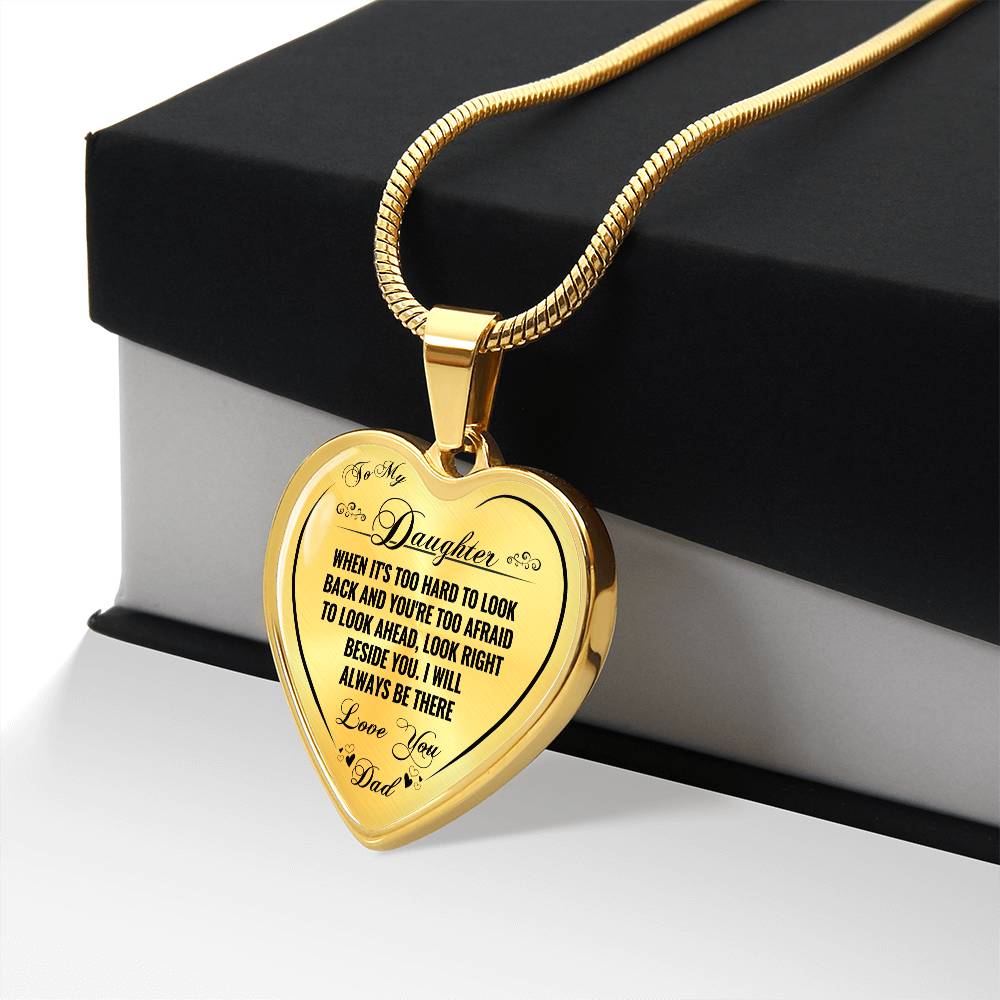 To My Sister I Will Always Love You Delicate Heart Necklace