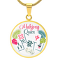 Mahjong Queen Necklace With Personalization Option