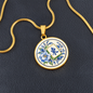 Elegant Chinoiserie Mahjong Necklace with Optional Personalization