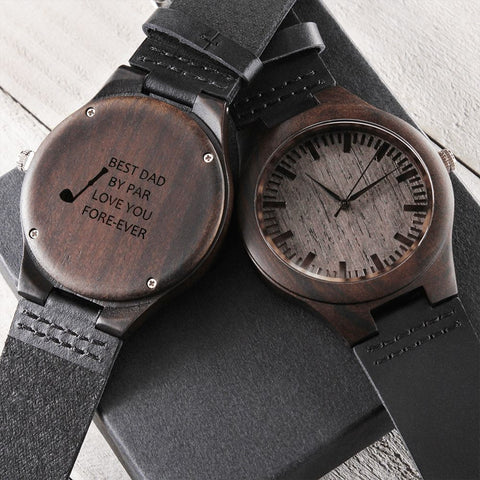 Men's Wooden Watch For Dad Who Golfs