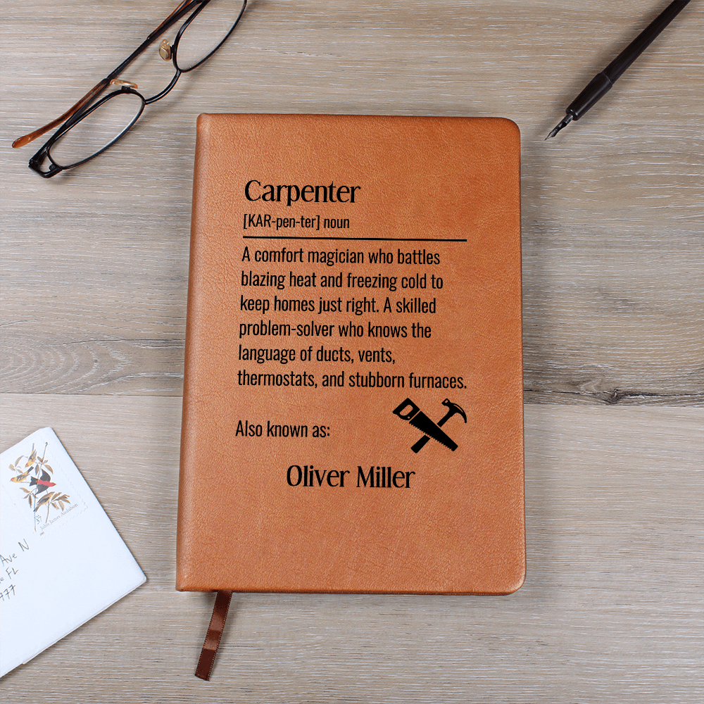 Personalized Carpenter Journal